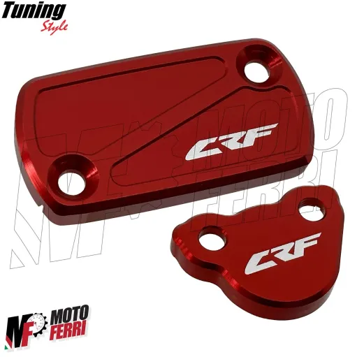 MF6438 Tappi Coperchi Vaschetta Freno CNC Rosso per Honda CRF 150 250 450 R X