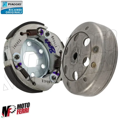 MF6440 Kit Frizione + Campana Originale Piaggio Gilera 50cc 2T 4T Zip NRG Runner