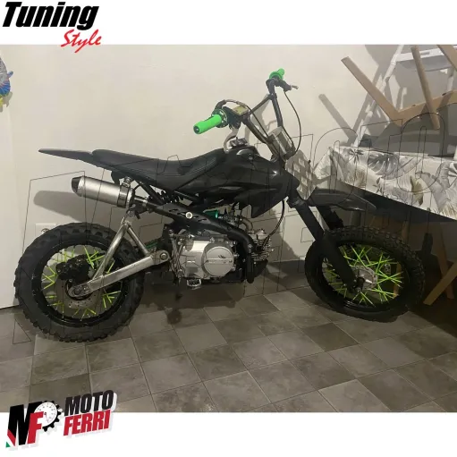 MF6638 Kit Copriraggi Copri Raggi Ruote Verde Moto Enduro Cross Motard 72 Pezzi