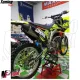 MF6638 Kit Copriraggi Copri Raggi Ruote Verde Moto Enduro Cross Motard 72 Pezzi