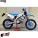 MF6638 Kit Copriraggi Copri Raggi Ruote Blu Moto Enduro Cross Motard 72 Pezzi
