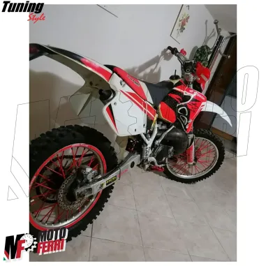 MF6638 Copriraggi Copri Raggi Ruote Rosso Moto Enduro Cross Motard 72 Pezzi