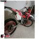 MF6638 Copriraggi Copri Raggi Ruote Rosso Moto Enduro Cross Motard 72 Pezzi