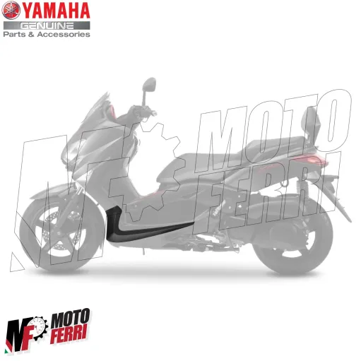 MF6471 Spoiler Pedana Sinistra Nero Originale Yamaha XMax 250 mod 2011 2012 2013