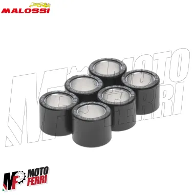 MF1639 - Rulli Massette Malossi Variatore 19X15.5 Grammi 4 Scooter 50 2T 4T