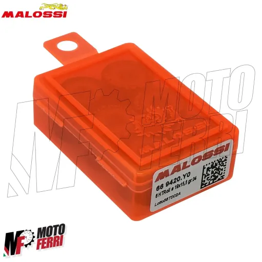 MF1639 - Rulli Massette Malossi Variatore 19X15.5 Grammi 4 Scooter 50 2T 4T