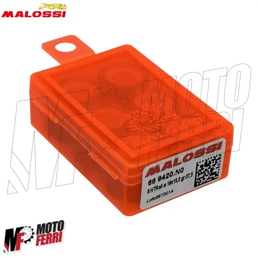 MF1636 Rulli Massette Malossi Variatore 19X15.5 Grammi 7.5 Scooter 50 2T 4T
