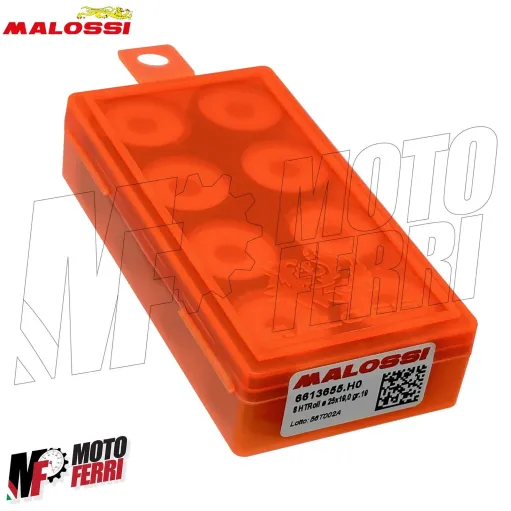 MF6485 - Kit 8 Rulli Malossi 19gr 25X19 Variatore Gilera GP 800 Aprilia SRV 850