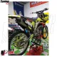 MF6638 Kit 72 Copriraggi Copri Raggi Ruote Giallo Fluo Moto Enduro Cross Motard