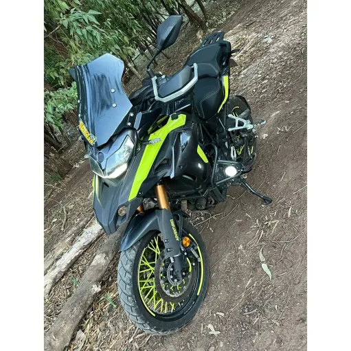 MF6638 Kit 72 Copriraggi Copri Raggi Ruote Giallo Fluo Moto Enduro Cross Motard