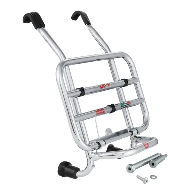 MF6494 Portapacchi Anteriore Cromo Faco per Vespa GTS 125 300 HPE mod 2019 / 2024