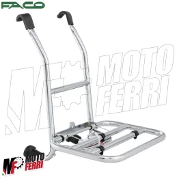 MF6494 Portapacchi Anteriore Cromo Faco per Vespa GTS 125 300 HPE mod 2019 / 2024 2