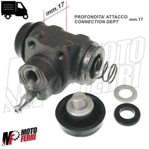 Cilindretto Freno Posteriore Piaggio Ape Poker Benzina / Diesel