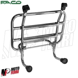MF3882 Portapacchi Anteriore Cromato Faco Vespa 50 125 150 200 Special ET3 PX PE 2