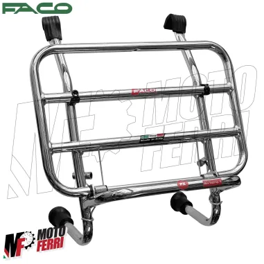 MF3882 Portapacchi Anteriore Cromato Faco Vespa 50 125 150 200 Special ET3 PX PE