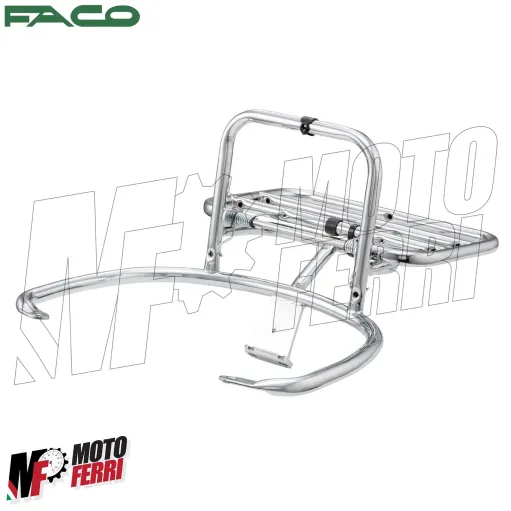 MF1962 Portapacchi Post Ribaltina Cromo Faco Vespa GTS 125 250 300 mod 2005/2024