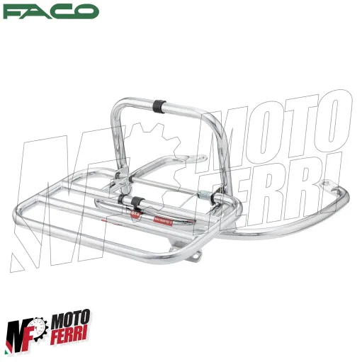MF1962 Portapacchi Post Ribaltina Cromo Faco Vespa GTS 125 250 300 mod 2005/2024