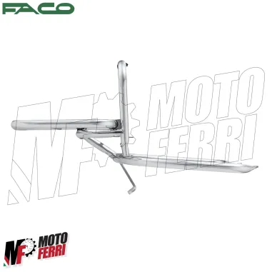 MF1962 Portapacchi Post Ribaltina Cromo Faco Vespa GTS 125 250 300 mod 2005/2024