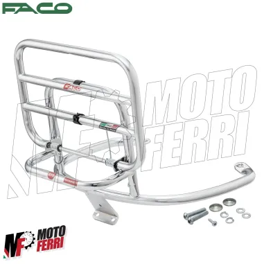 MF1962 Portapacchi Post Ribaltina Cromo Faco Vespa GTS 125 250 300 mod 2005/2024