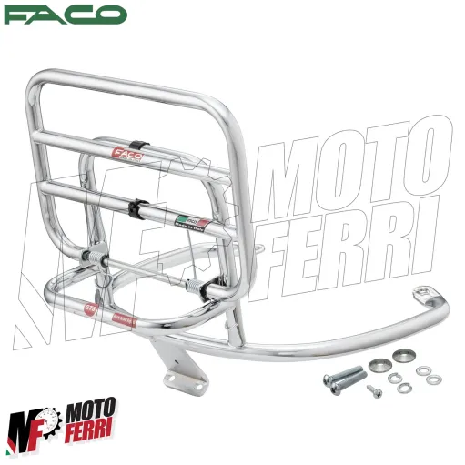MF1962 Portapacchi Post Ribaltina Cromo Faco Vespa GTS 125 250 300 mod 2005/2024