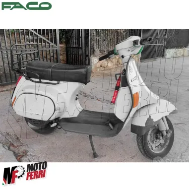 MF3881 Portapacchi Posteriore Nero con Maniglie Faco Vespa PK 50 125 S XL FL HP