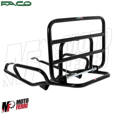 MF3881 Portapacchi Posteriore Nero con Maniglie Faco Vespa PK 50 125 S XL FL HP