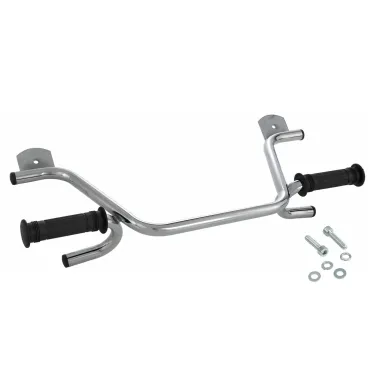 MF6503 - Pedana Poggiapiedi Passeggero Cromato Faco per Vespa ET2 ET4 50 125 150