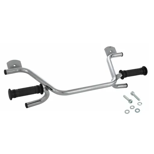 MF6503 - Pedana Poggiapiedi Passeggero Cromato Faco per Vespa ET2 ET4 50 125 150