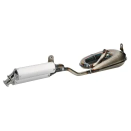 MF6504 Marmitta Scarico Espansione Tecno Circuit Twin Piaggio Ciao Bravo 50
