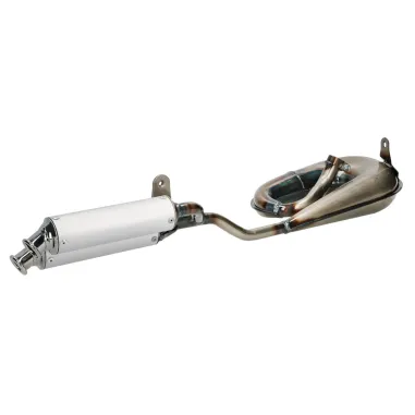 MF6504 Marmitta Scarico Espansione Tecno Circuit Twin Piaggio Ciao Bravo 50