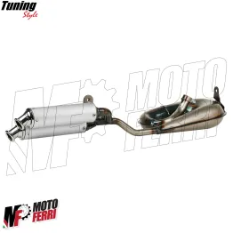 MF6504 Marmitta Scarico Espansione Tecno Circuit Twin Piaggio Ciao Bravo 50 2