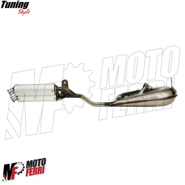 MF6504 Marmitta Scarico Espansione Tecno Circuit Twin Piaggio Ciao Bravo 50