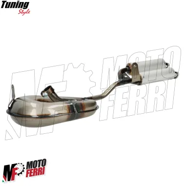 MF6504 Marmitta Scarico Espansione Tecno Circuit Twin Piaggio Ciao Bravo 50