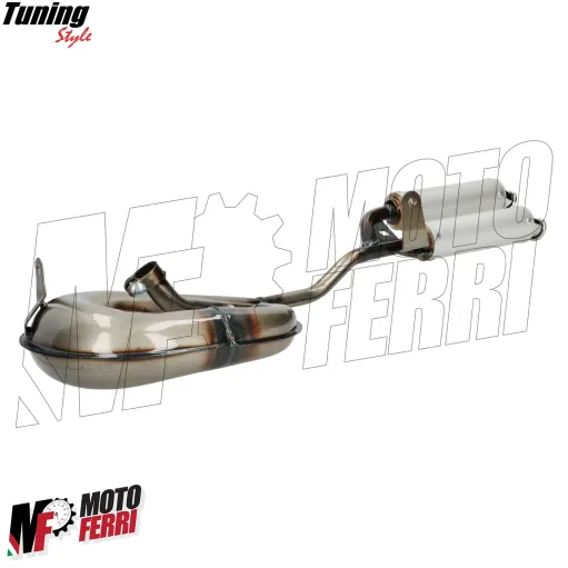 MF6504 Marmitta Scarico Espansione Tecno Circuit Twin Piaggio Ciao Bravo 50