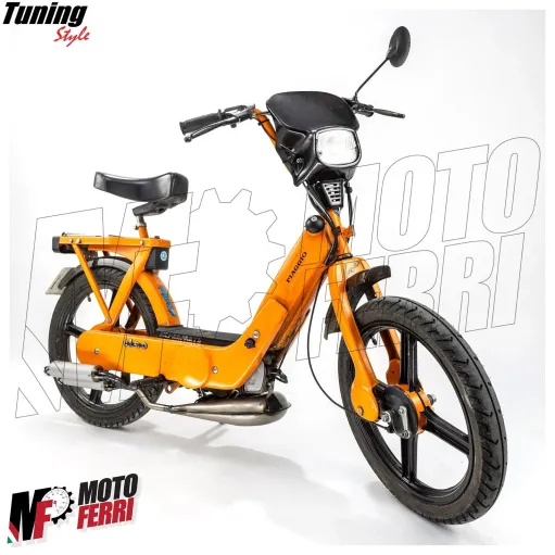 MF6504 Marmitta Scarico Espansione Tecno Circuit Twin Piaggio Ciao Bravo 50