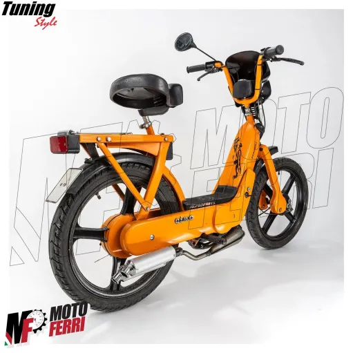 MF6504 Marmitta Scarico Espansione Tecno Circuit Twin Piaggio Ciao Bravo 50