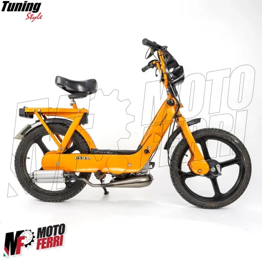 MF6504 Marmitta Scarico Espansione Tecno Circuit Twin Piaggio Ciao Bravo 50