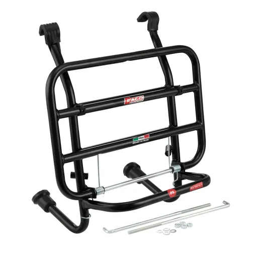 MF6506 Portapacchi Anteriore Nero Faco Vespa 50 125 150 200 Special ET3 PX PE