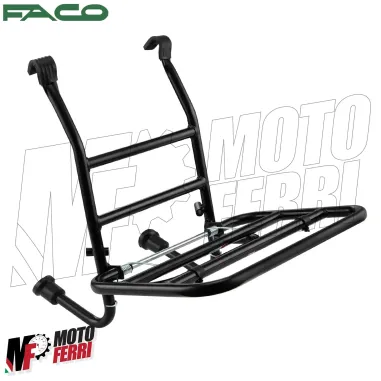 MF6506 Portapacchi Anteriore Nero Faco Vespa 50 125 150 200 Special ET3 PX PE