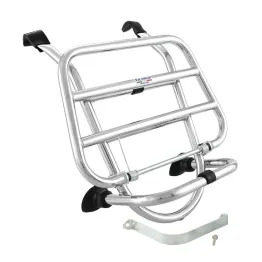 MF6508 Portapacchi Anteriore Cromo FA Italia per Vespa LX 50 125 150 (2005/2014)