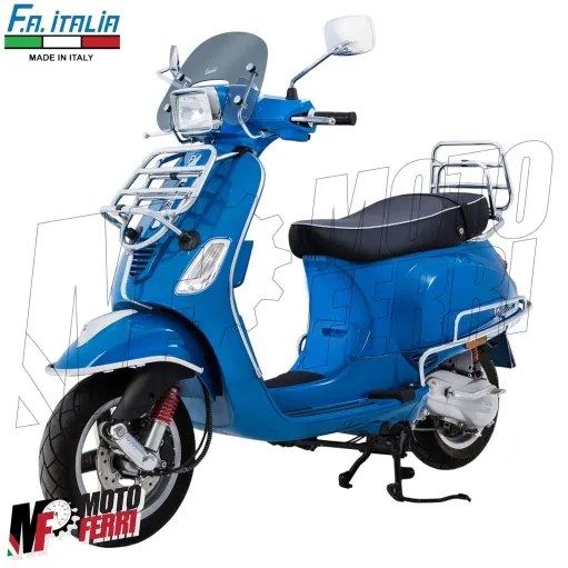 MF6508 Portapacchi Anteriore Cromo FA Italia per Vespa LX 50 125 150 (2005/2014)