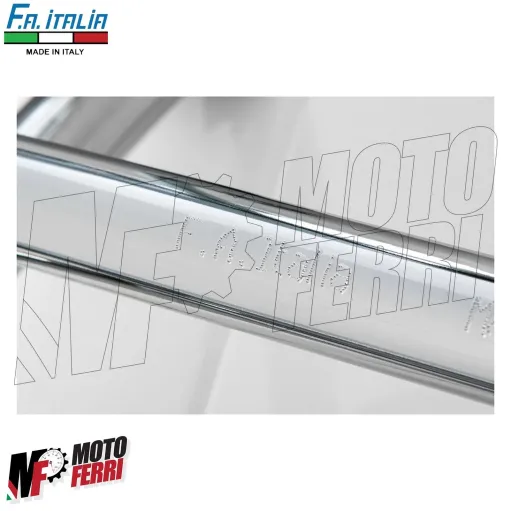 MF6508 Portapacchi Anteriore Cromo FA Italia per Vespa LX 50 125 150 (2005/2014)