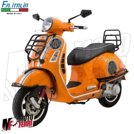 MF1982 Portapacchi Anteriore con Ribaltina Nero FA Italia Vespa GTS 125 250 300 2