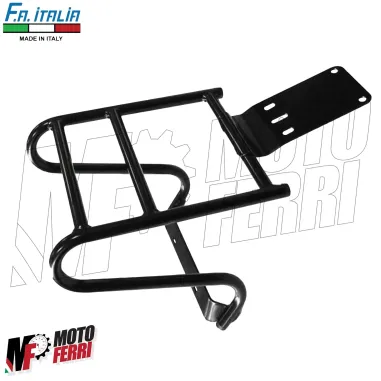 MF6510 Portapacchi Posteriore Nero FA Italia per Vespa 125 150 200 PX PE