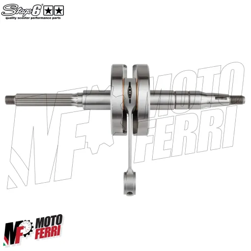 MF6518 Albero Motore Stage6 R/T Sp 12 Biella 85 per Minarelli F12 Aerox SR Jog