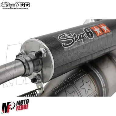 MF6519 - Marmitta Scarico Stage6 R1200 Race per NRG Power Runner ZIP MC2 MC3 DD