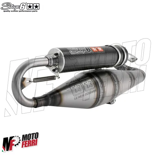 MF6519 - Marmitta Scarico Stage6 R1200 Race per NRG Power Runner ZIP MC2 MC3 DD