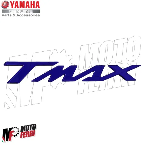 MF1431 Adesivo Scritta Blu Carena Posteriore Originale Yamaha TMax 500 2001 - 2021