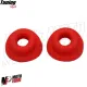 MF6532 Coppia Gommini Protezione Valvola Camera D'Aria Moto Cross Enduro Rosso