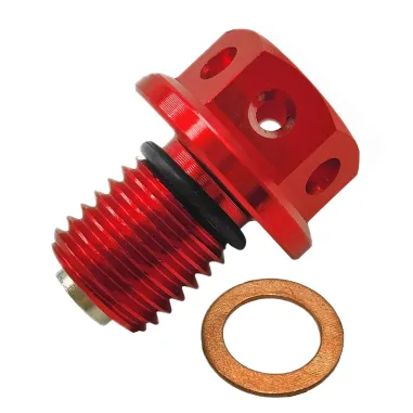 MF6533 - Tappo Olio CNC Magnetico Coppa Motore M12 x 1.5 + Guarnizione + O-Ring